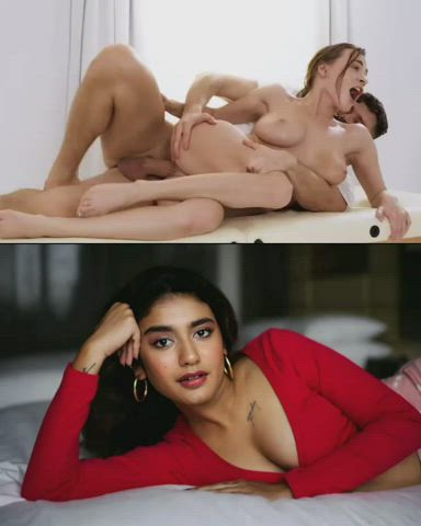 Whenever i see this picture of Priya Prakash Varrier, I imagine to fuck her like