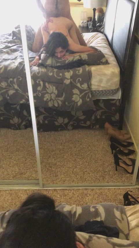 doggystyle indian mirror gif