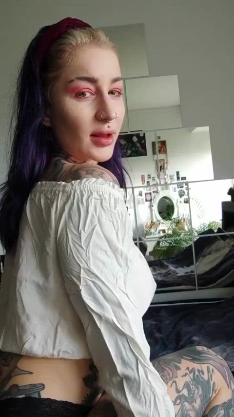 ass big tits egirl fake lips fake tits tattooed gif
