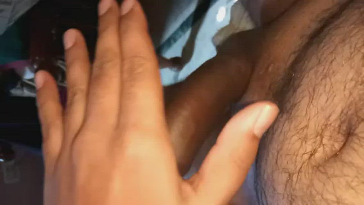 My uncut loves wet surprises