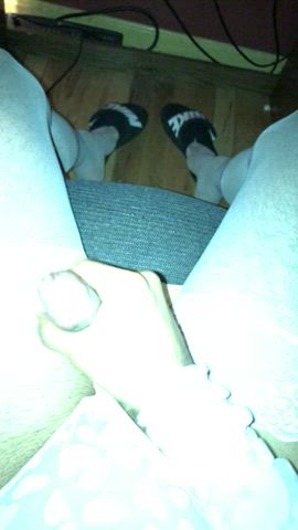 feet femboy nylons sissy stockings femboys gif