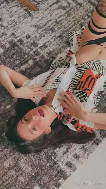Legs Stockings Tease gif