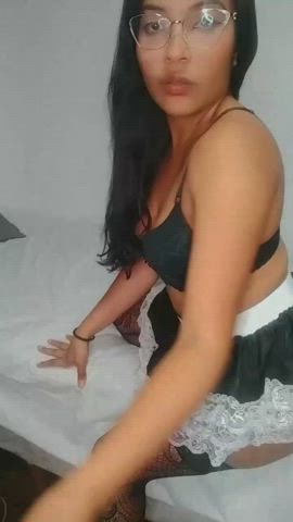 Cosplay Latina Roommate Teasing gif