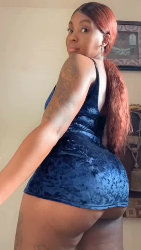 ass babe big ass booty ebony ebony butts natural tits skirt upskirt gif