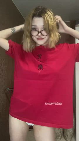 Babe Cute Tits gif