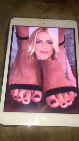 cum on feet cumshot feet fetish gif