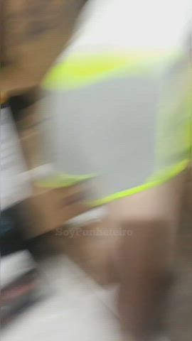 ass booty candid fetish hidden cam pale shorts voyeur gif