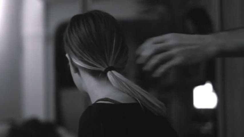 blonde couple face licking foreplay kissing licking tease teasing real-couples gif