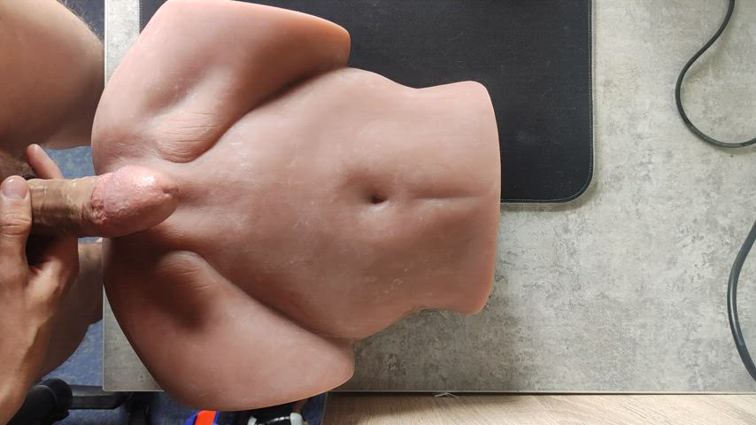 amateur ass big dick cock cum pov sex sex doll solo gif
