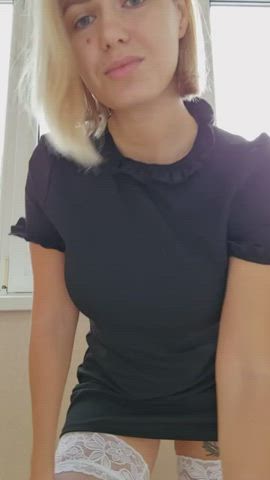 Ass Big Tits Blonde OnlyFans Pussy Tanlines Tattoo Titty Drop White Girl gif