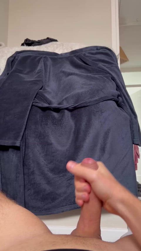 amateur big dick cumshot huge load solo gif