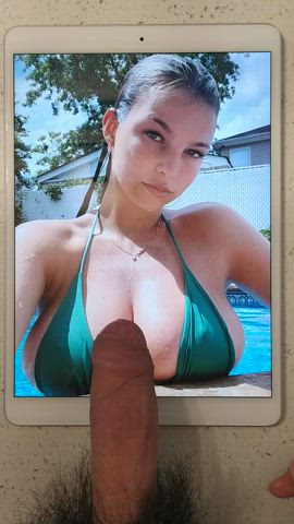 big tits cumshot tits tribute gif