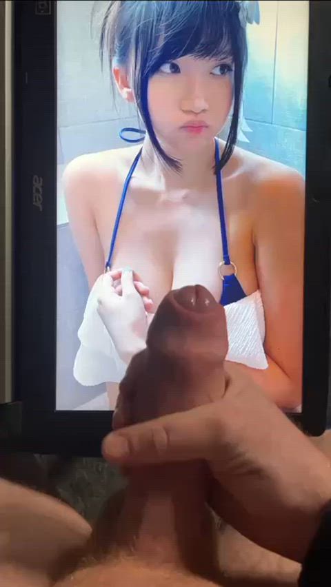 asian big dick big tits bikini celebrity cock cum cumshot cute tribute gif