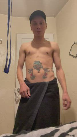 Just hopped out the shower