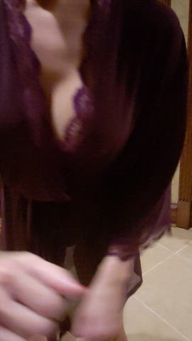 Daily Dressings with Bunny. Feeling good this morning after a hot, steamy shower.