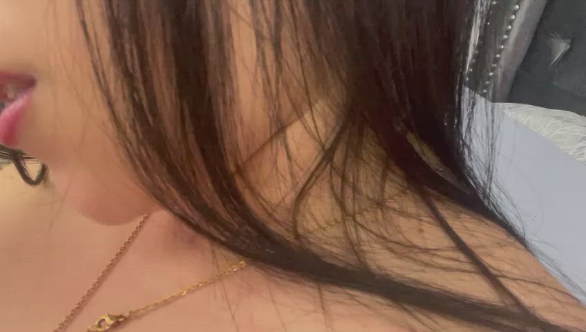 big tits facial fetish fingering saliva sensual tits gif
