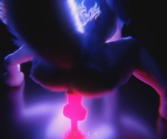 ass ass clapping dildo furry knot pussy riding toys gif