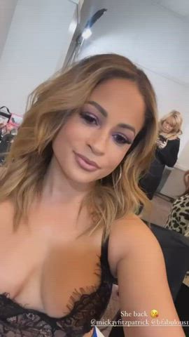 big tits brunette cleavage ebony huge tits kiss natural tits tits wrestling gif