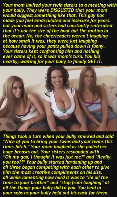 big tits bully caption fake tits milf twins gif