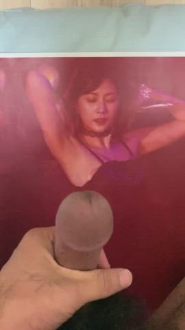 armpits big nipples big tits cumshot gif