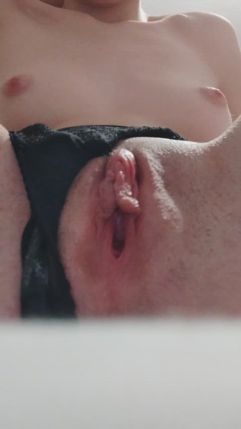 Make me squirt your cum out my virgin cunt daddy