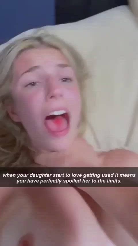 blonde pov small tits gif