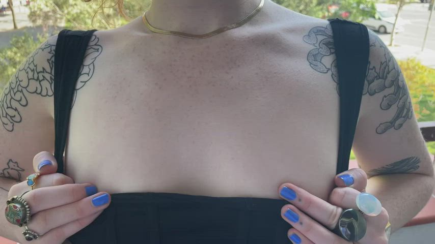Freckles and tiny tits