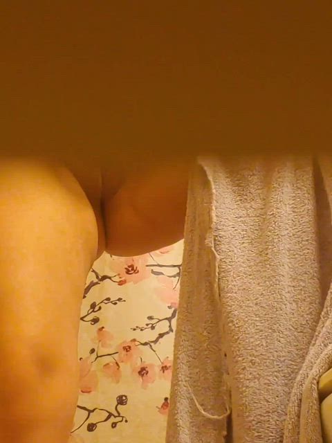 bathroom pussy shaved pussy shower spy step-sister gif