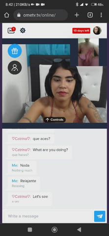 She was happy to see my cock