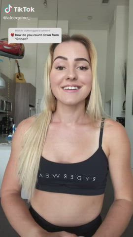 Blonde JOI TikTok gif