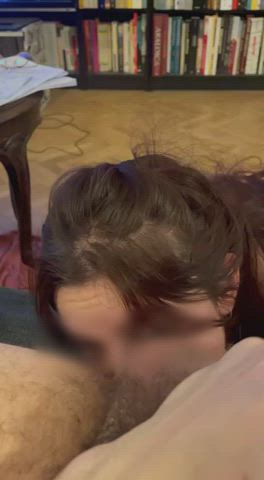 She rims my hairy ass with love after rough sex