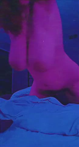 Chubby Curvy Huge Tits Redhead gif