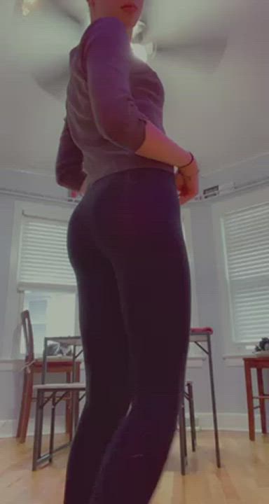 ass femboy leggings panties trans gif