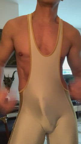 Cock Gay Spandex gif