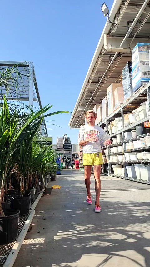 amateur nsfw onlyfans outdoor public shorts tease gif