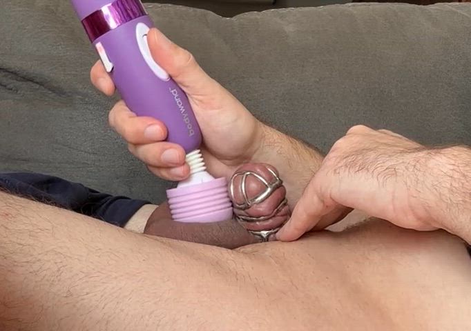 Cumming with my wand again this morning