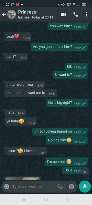 She went to visit her ex boyfriend