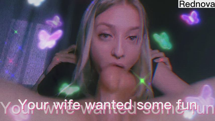 amateur blonde blowjob caption cheating cum in mouth cumshot deepthroat hotwife teen