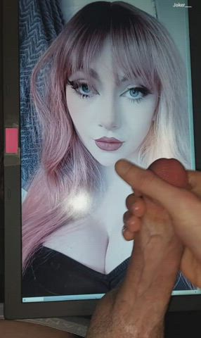 big dick cumshot facial jerk off nsfw gif