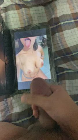 Cumshot Tribbing Tribute gif