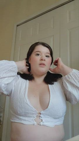 BBW Chubby Feedee Pale gif