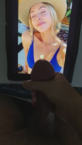 big dick cum cumshot moaning thick cock tits tribute gif