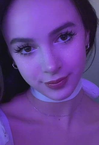 cute kitten pretty tits gif