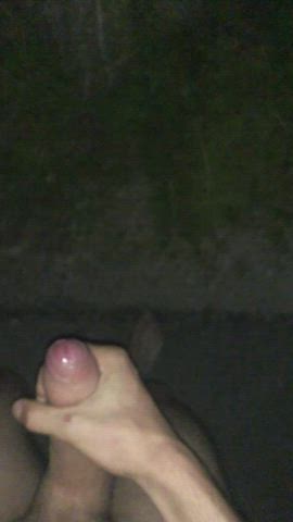 Cumming on a tree while fully naked was a (cum)blast ;)