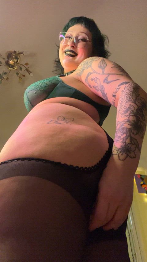 the way my thick goth thighs shake works like hypnosis on you, doesn't it