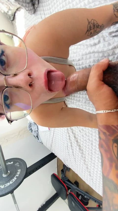 All the protein inside my throat daddy