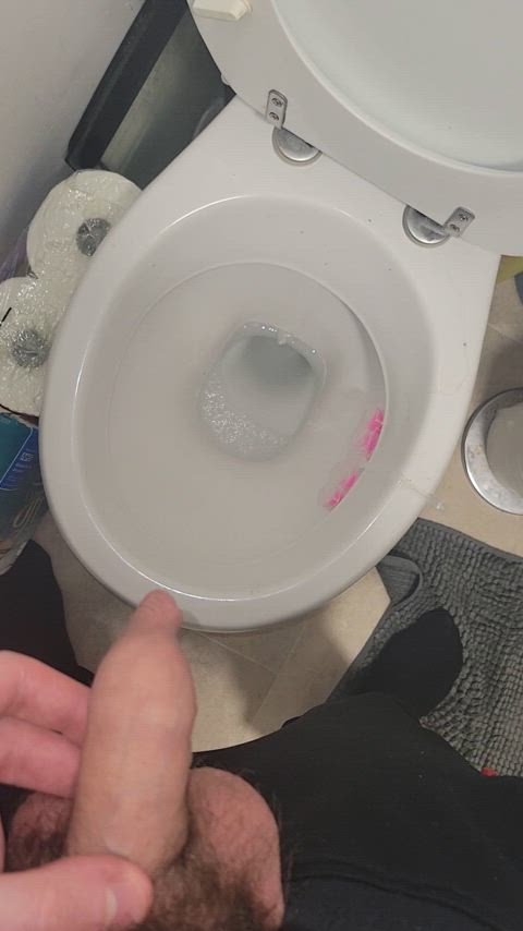 pee small cock solo male-pissing peeing gif