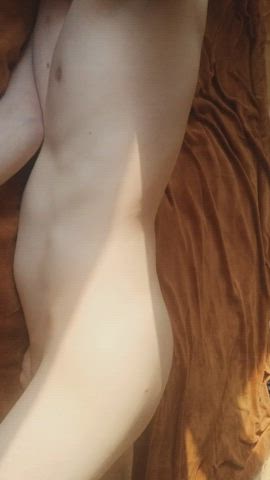 cute femboy gay nude skinny tease teen gif