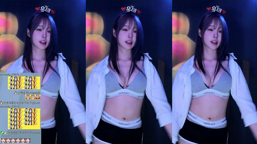 asian big tits dancing korean gif