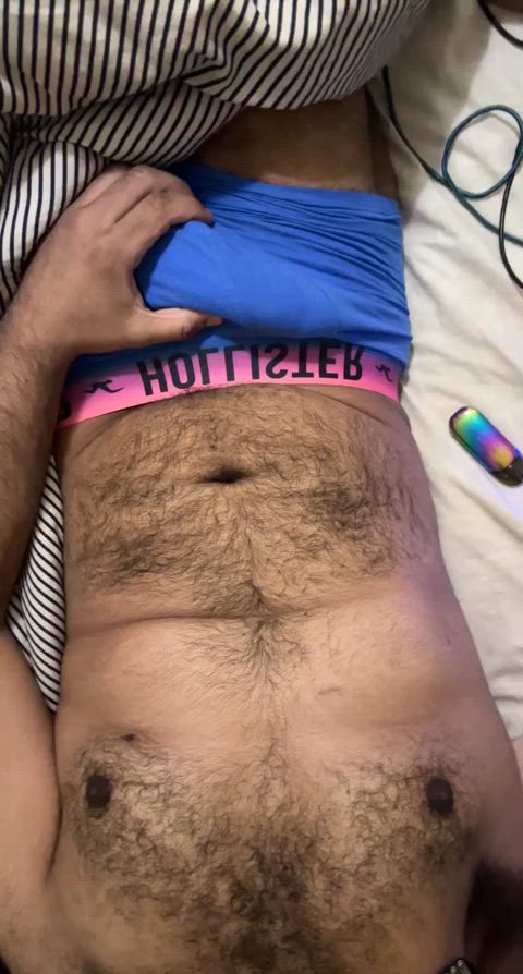 arab bear big dick cock hairy hairy armpits hairy chest masturbating nsfw thick gif